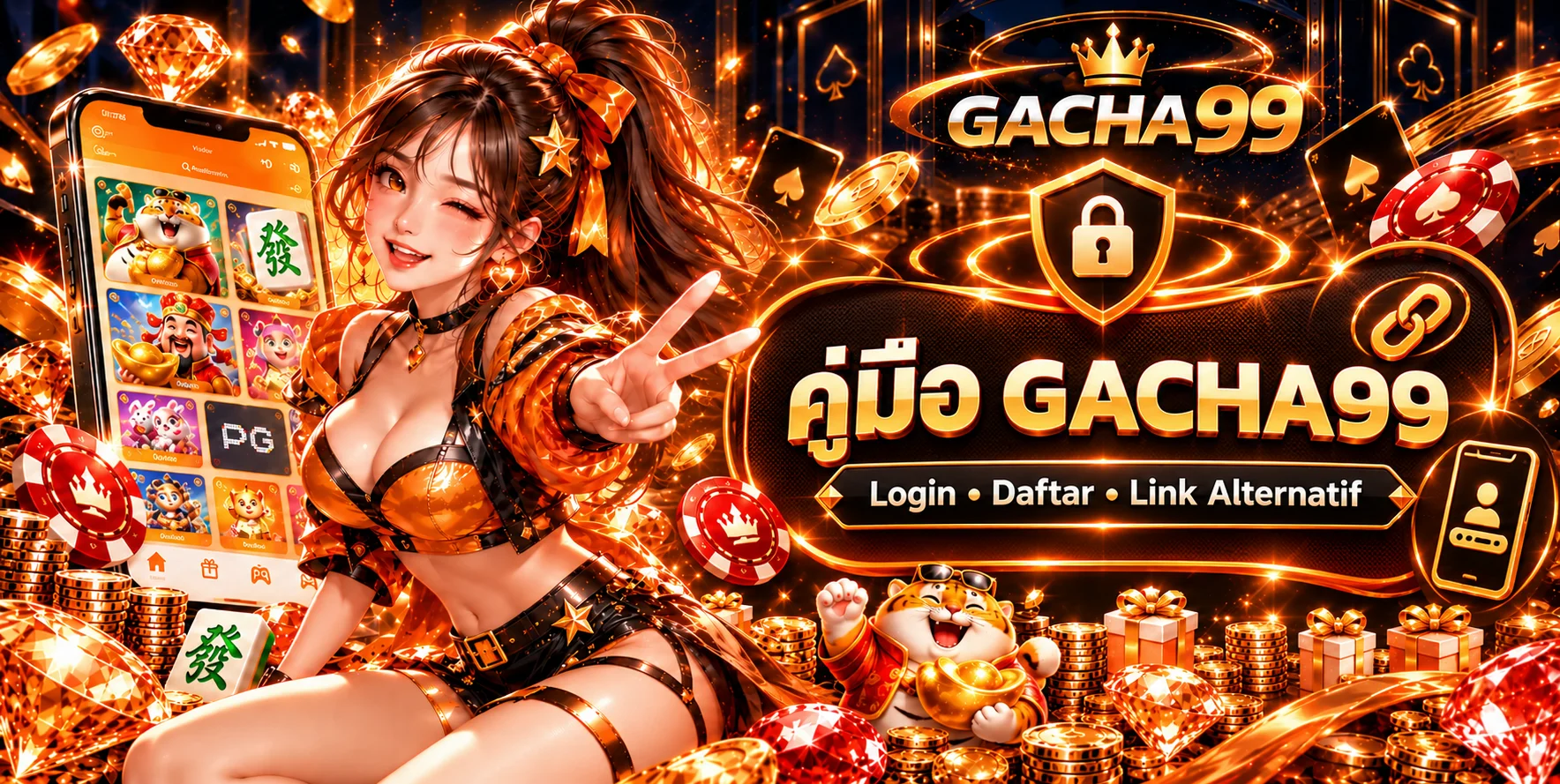 GACHA99: คู่มือ Login, Daftar และ Link Alternatif